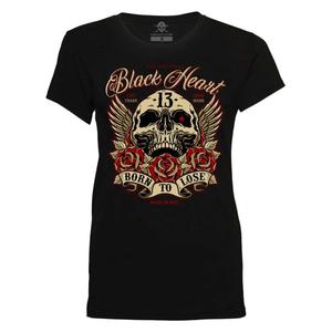 T-shirt Femme Black Heart Born To Lose noir