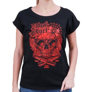 T-shirt femme cœur noir Dead Beauty Ext black