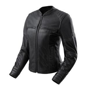 Veste de moto en cuir pour femmes Rebelhorn Hunter II Noir