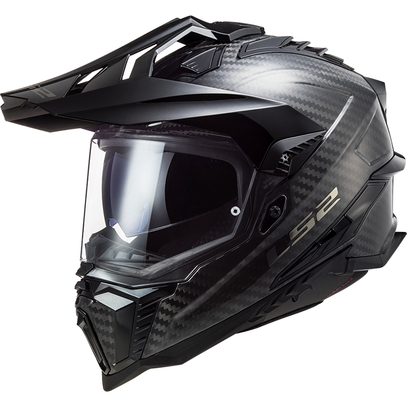Casque Enduro LS2 MX701 Explorer Carbon Gloss Black