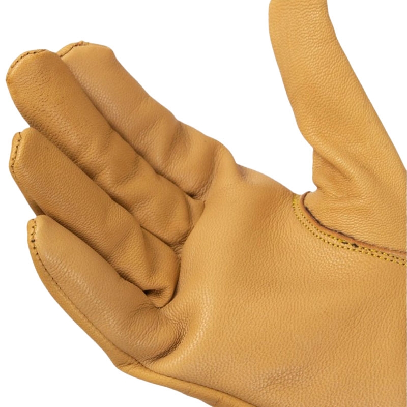 Gants Chopper Gants crâne coeur noir Gants crâne marron