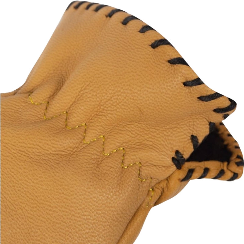 Gants Chopper Gants crâne coeur noir Gants crâne marron