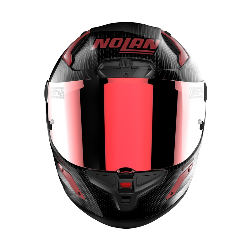 Nolan X-804 RS Ultra Carbon Iridium Edition Noir-Rouge Casque moto intégral