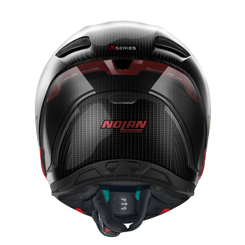 Nolan X-804 RS Ultra Carbon Iridium Edition Noir-Rouge Casque moto intégral