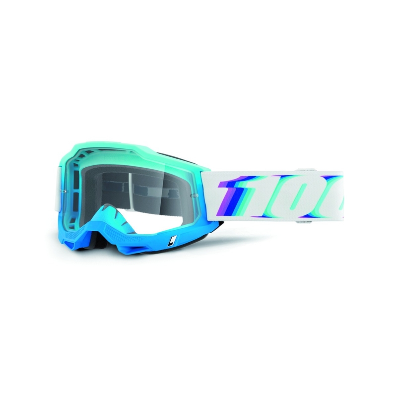 Lunettes de motocross 100% ACCURI Stamino plexi clair