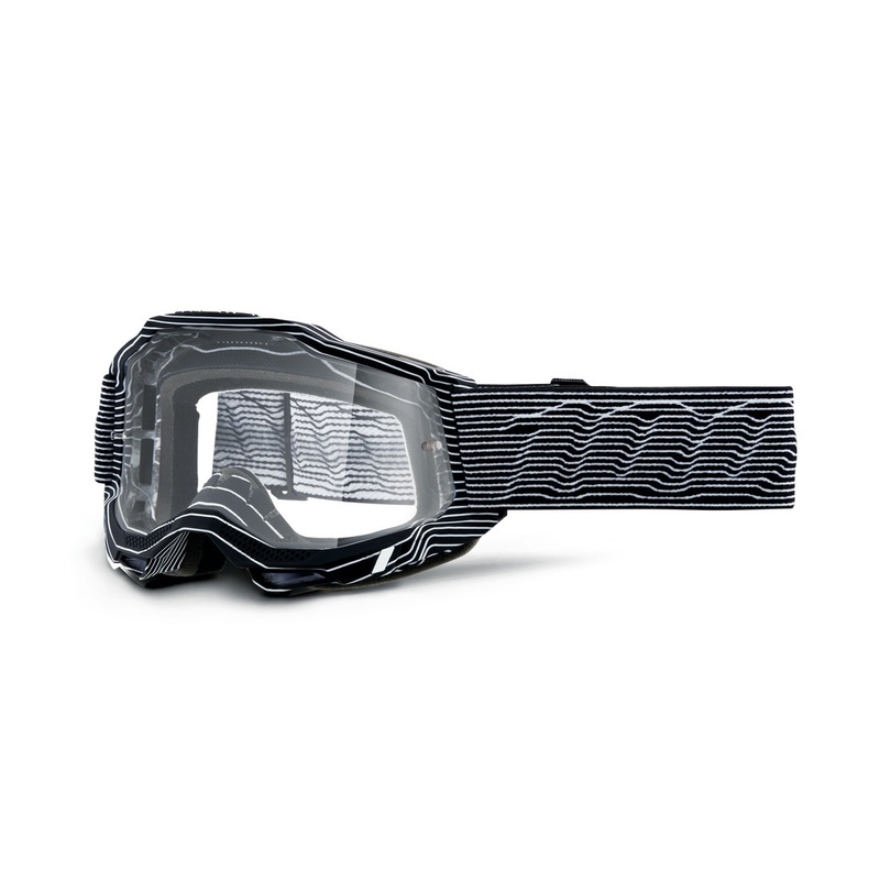 Lunettes de moto-cross 100% ACCURI Silo clair plexi