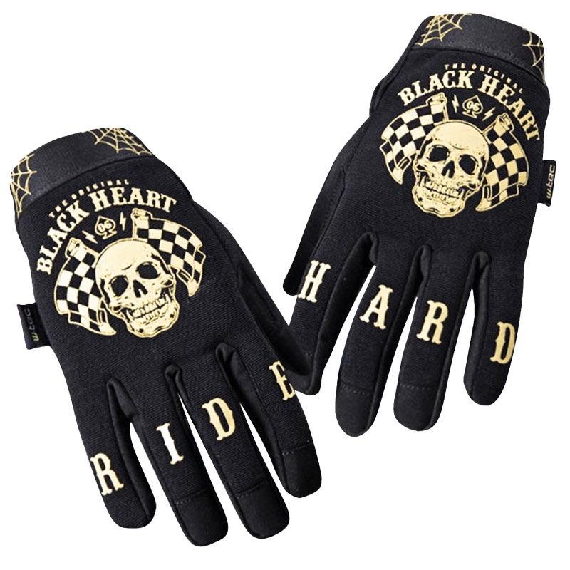 Black Heart W-TEC Starter Chopper Gants Noirs