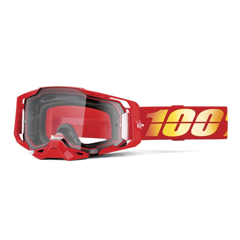 Lunettes de motocross 100% ARMEGA Nuketown plexi clair