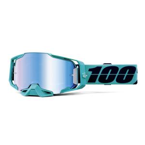 Lunettes de motocross 100% ARMEGA Estrel bleu plexi