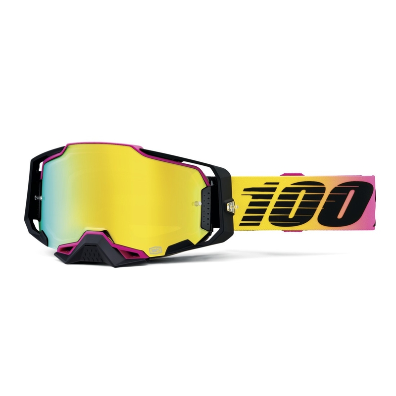 Lunettes de motocross 100% ARMEGA 91 plexi or