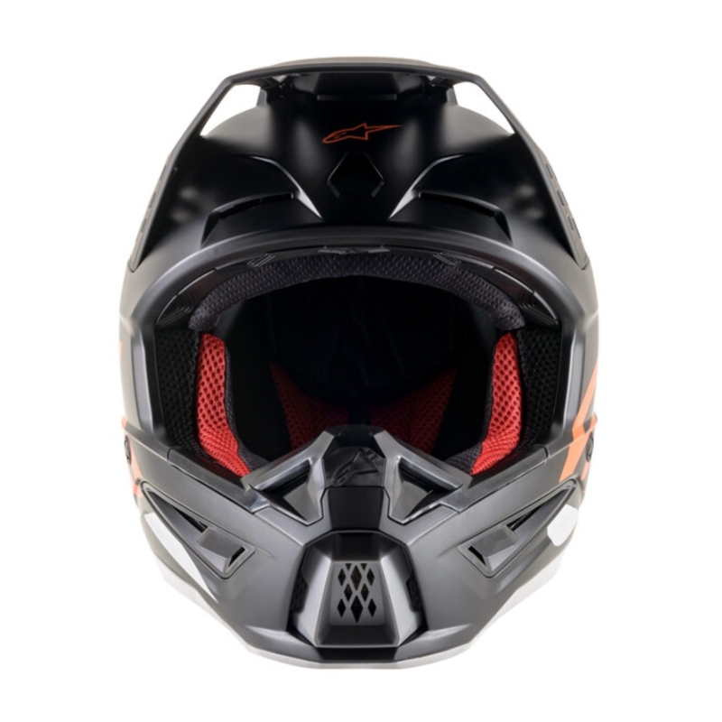 Casque motocross Alpinestars S-M5 Compass noir-orange fluo
