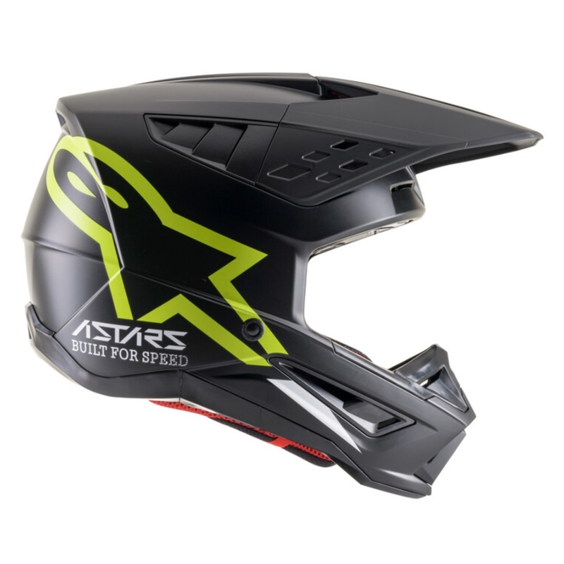 Casque motocross Alpinestars S-M5 Compass noir-jaune fluo