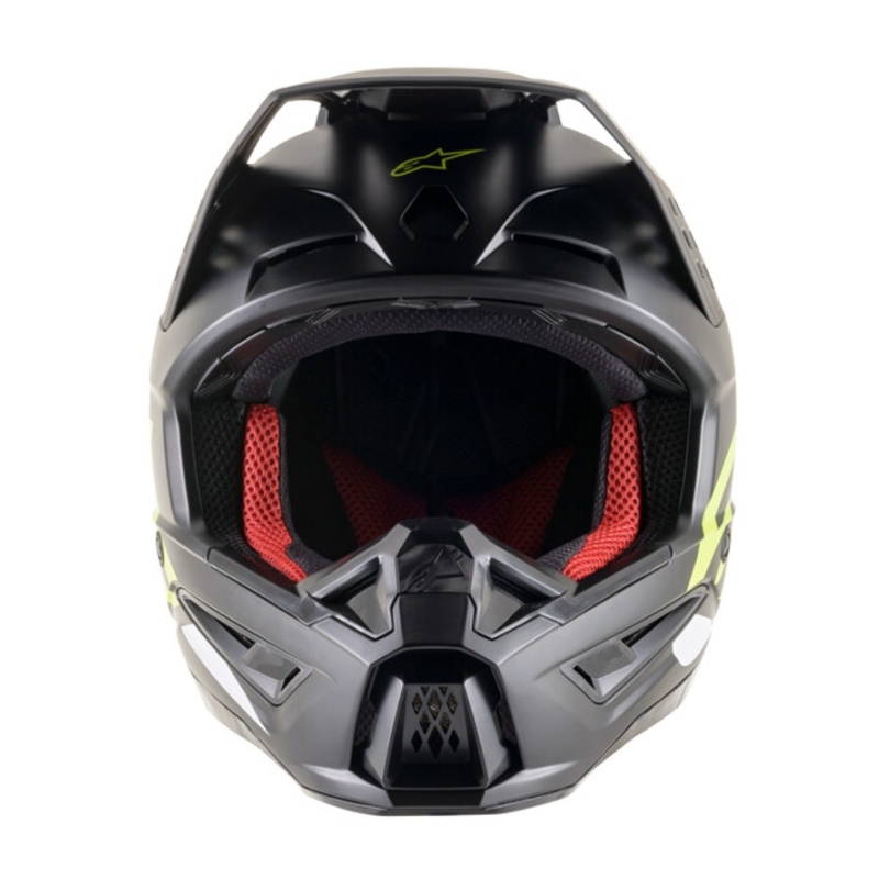 Casque motocross Alpinestars S-M5 Compass noir-jaune fluo