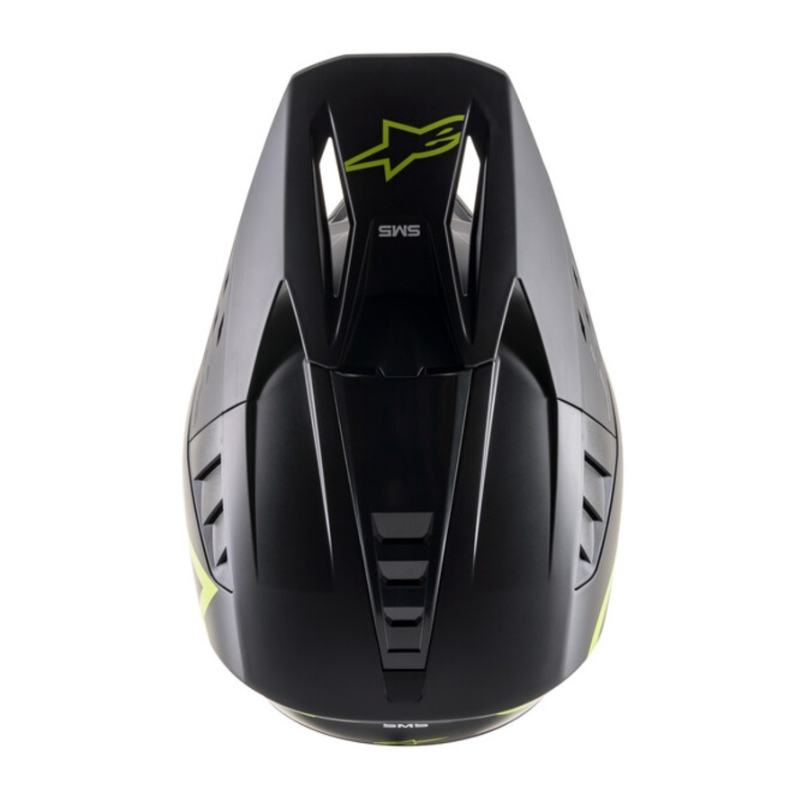 Casque motocross Alpinestars S-M5 Compass noir-jaune fluo