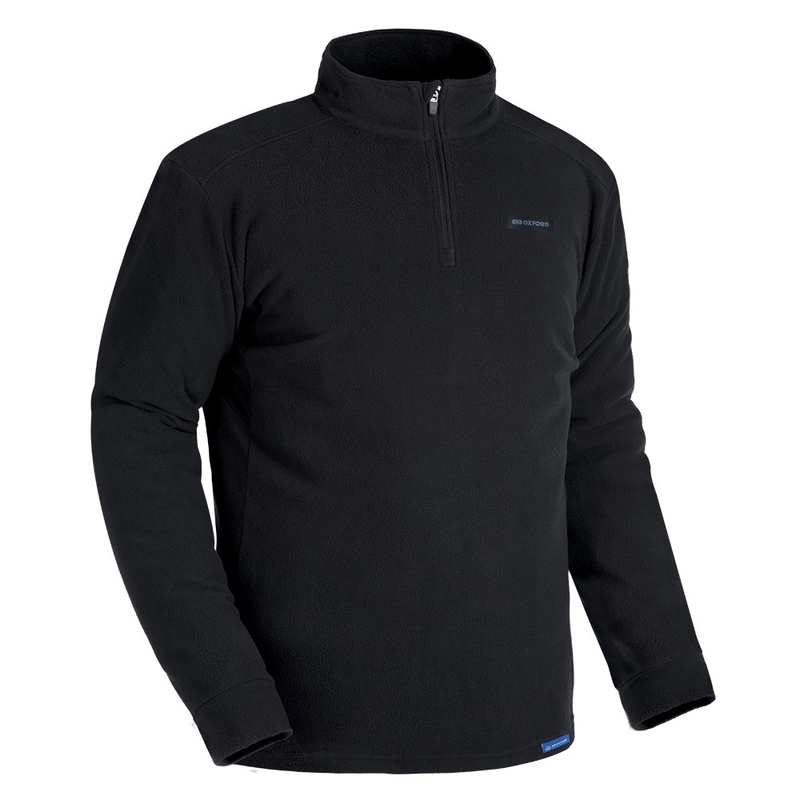 Oxford Advanced Micro Fleece 1/2 Neck Black Thermal Jacket Liner