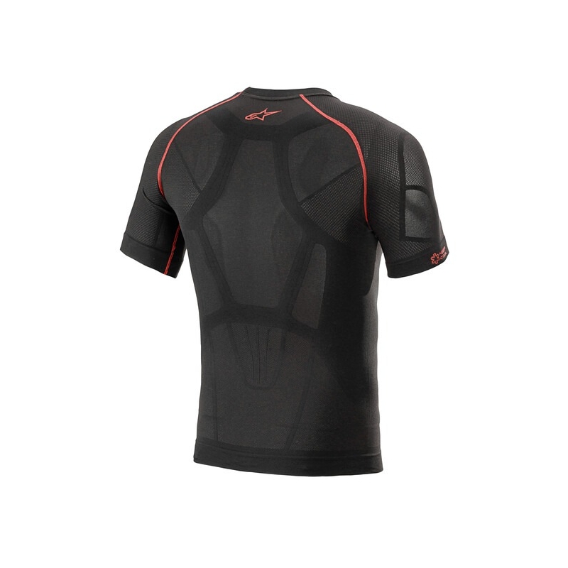 Alpinestars Ride Tech Summer shirt thermique à manches courtes noir et rouge