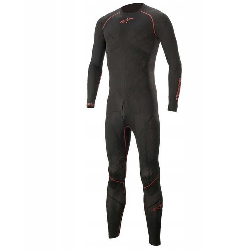 Combinaison thermique Alpinestars Ride Tech Lite 1 PC noir et rouge