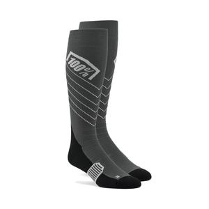 Chaussettes 100% - USA HI Side MX grey