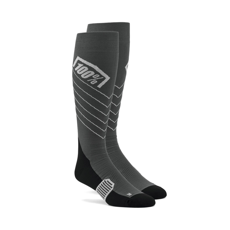 Chaussettes 100% - USA HI Side MX grey