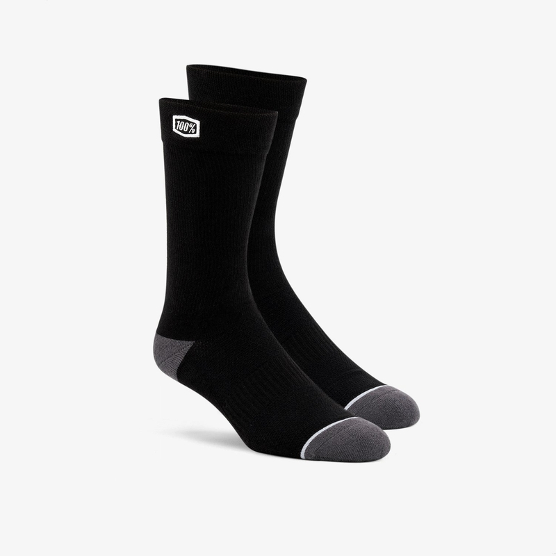 Chaussettes 100%-USA Solid Black