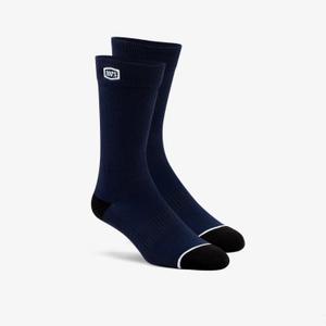Chaussettes 100%-USA Bleu uni