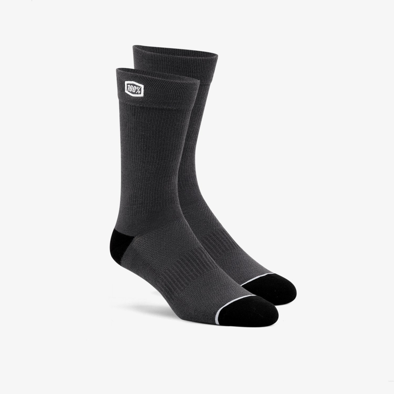 Chaussettes 100%-USA Gris uni