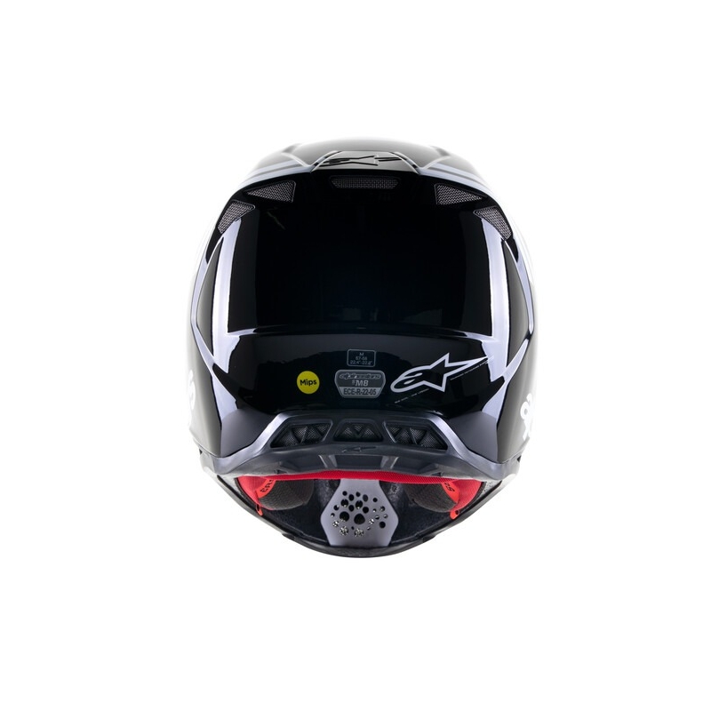 Alpinestars Casque Motocross Supertech S-M8 Radium 2 noir et blanc