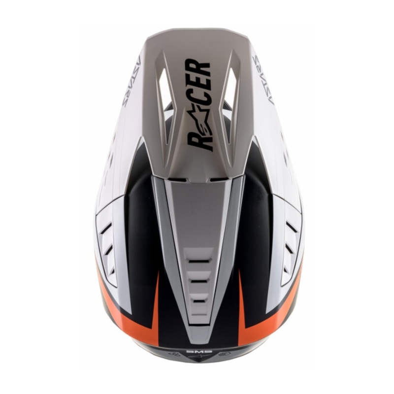 Casque motocross Alpinestars S-M5 Rayon noir-blanc-orange fluo matt