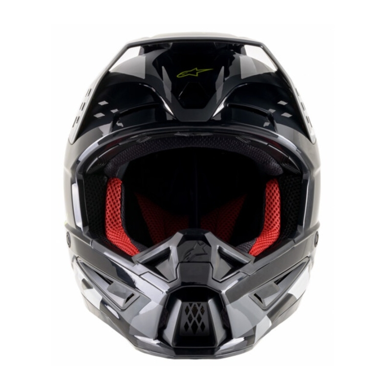 Alpinestars S-M5 Rover Motocross Helmet anthracite-fluo yellow- camouflage grey