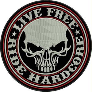 Patch Live free - Ride hardcore with red detail