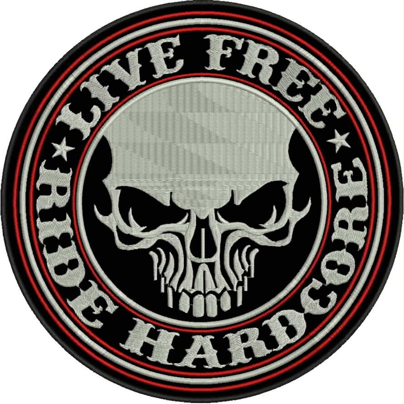 Patch Live free - Ride hardcore with red detail