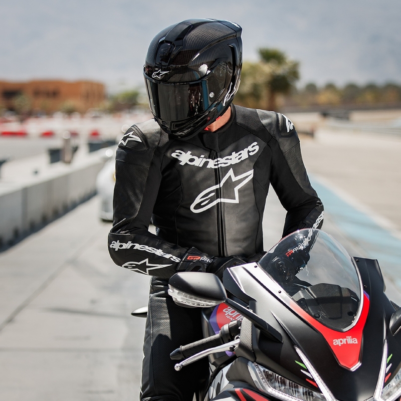 Alpinestars GP Force Lurv Combinaison de moto en cuir noir