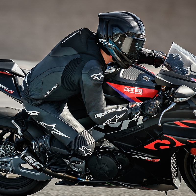 Alpinestars GP Force Lurv Combinaison de moto en cuir noir