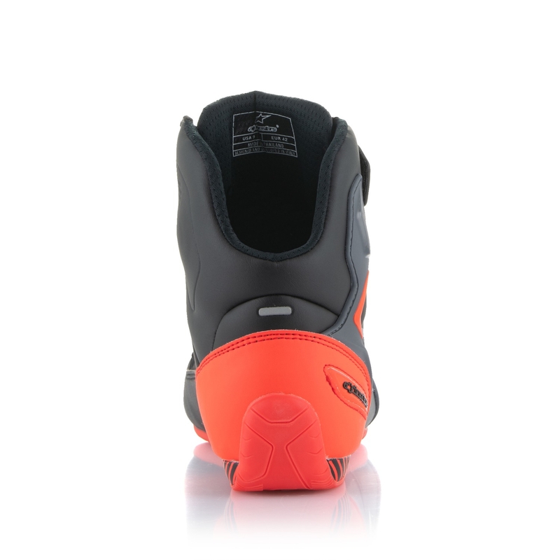 Bottes de moto Alpinestars Faster-3 noir-gris-rouge fluo