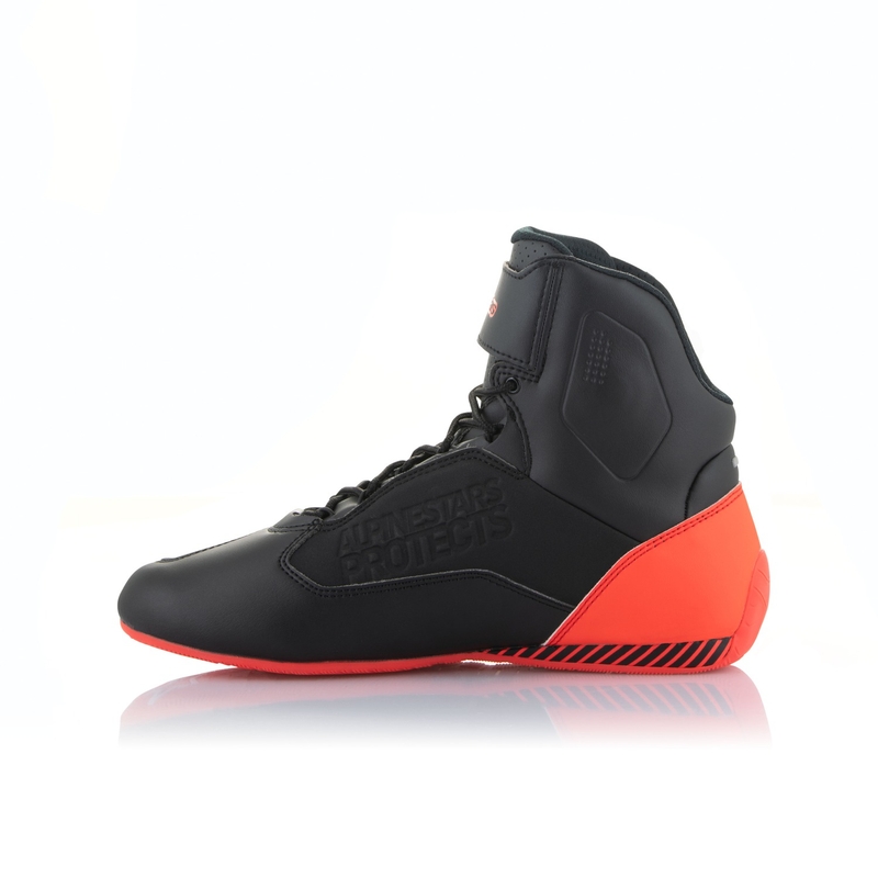 Bottes de moto Alpinestars Faster-3 noir-gris-rouge fluo