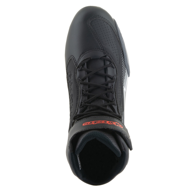 Bottes de moto Alpinestars Faster-3 noir-gris-rouge fluo
