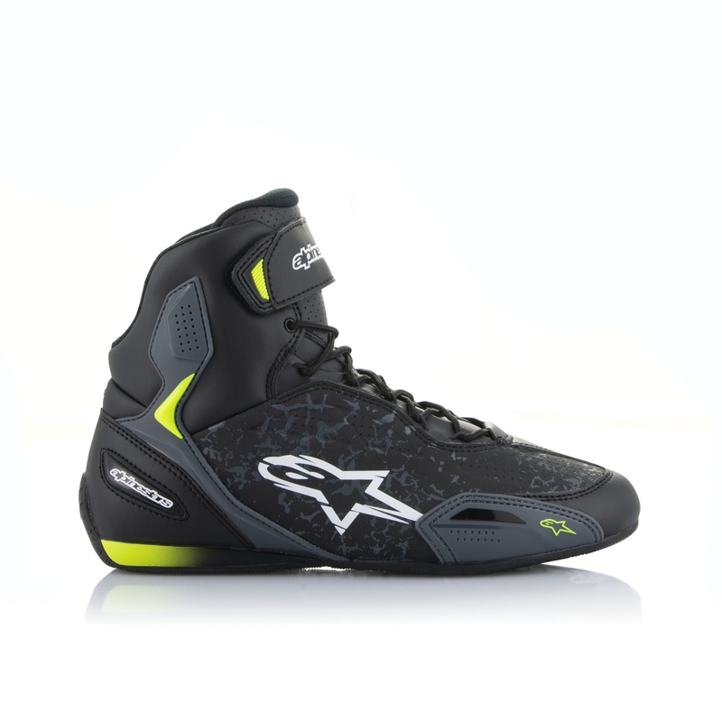 Bottes de moto Alpinestars Faster-3 noir-jaune fluo