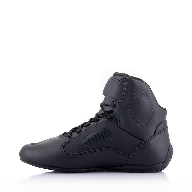 Bottes de moto Alpinestars Faster-3 Rideknit Noir-Gris foncé-Rouge