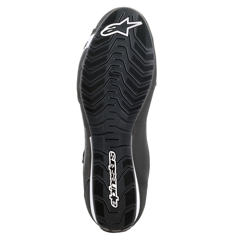Bottes de moto Alpinestars Sector noires et blanches