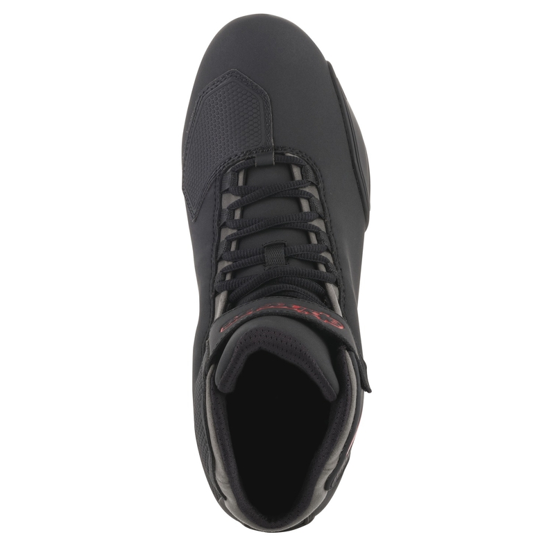 Bottes de moto Alpinestars Sector noires et rouges