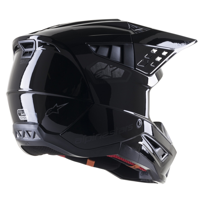 Casque de motocross Alpinestars S-M5 Scout noir et argent