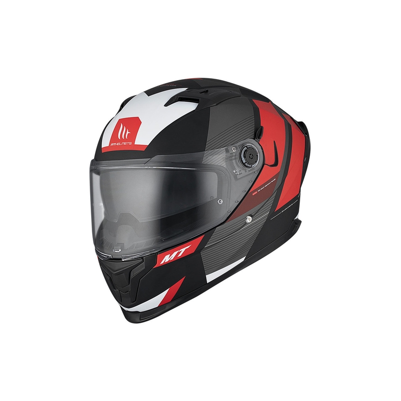 MT BRAKER SV Casque moto intégral Chento B5 noir mat-gris-rouge