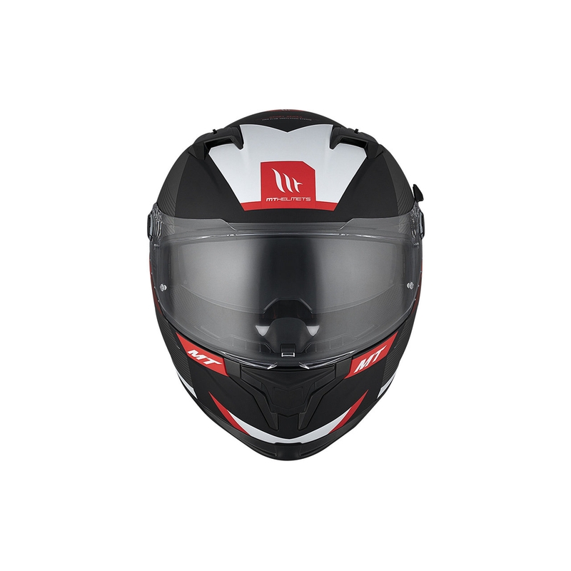 MT BRAKER SV Casque moto intégral Chento B5 noir mat-gris-rouge