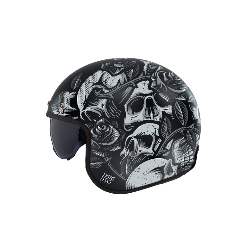 Casque moto ouvert MT Le Mans 2 SV Breakout B2 mat