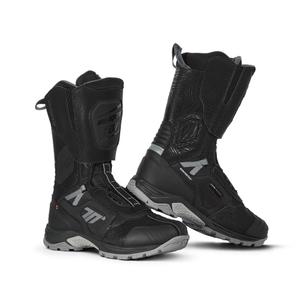 Bottes de moto SEVENTY DEGREES SD-BA6 Stelvio High noir-gris