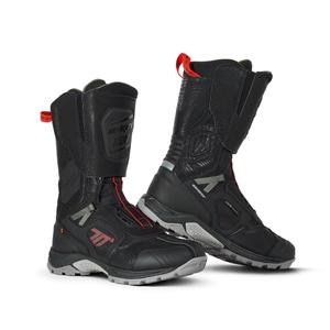 Bottes de moto SEVENTY DEGREES SD-BA6 Stelvio High noir-rouge-vert