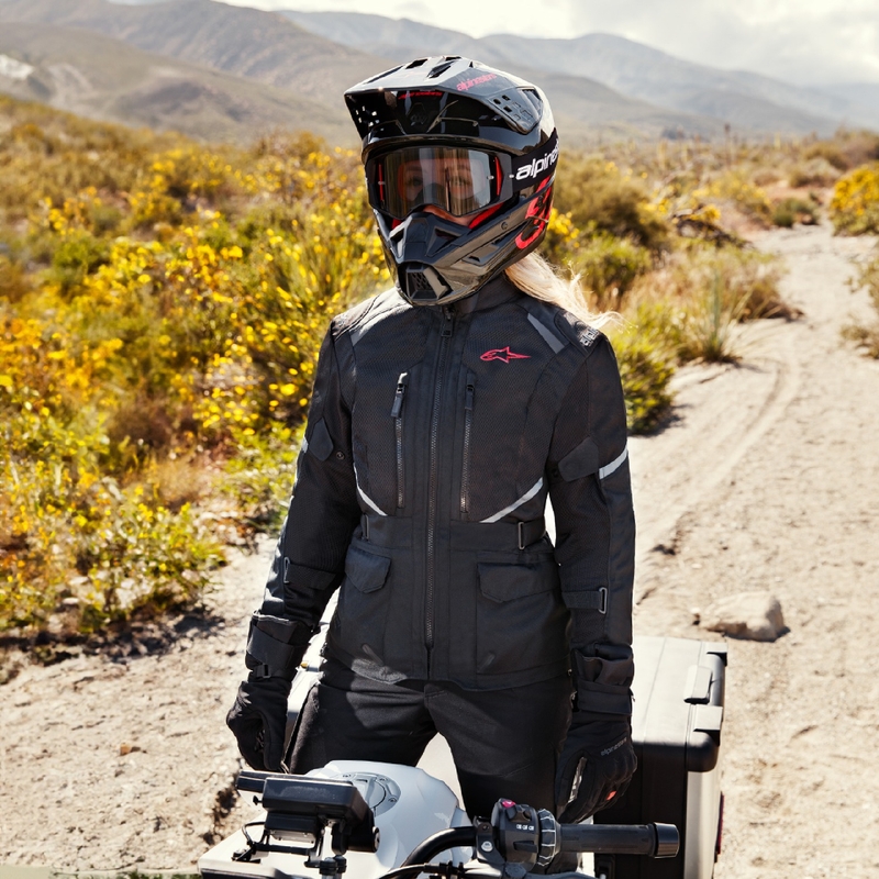 Blouson Moto Femme Alpinestars Stella Andes Air Drystar Noir