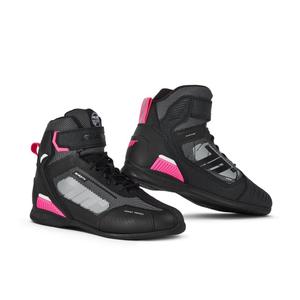 Bottes de moto SEVENTY DEGREES SD-BR2 Veloce noir et rose