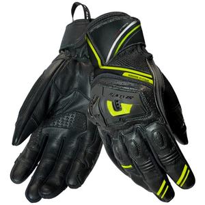 Gants moto Seventy Degrees SD-N30 Mugello noir-jaune fluo
