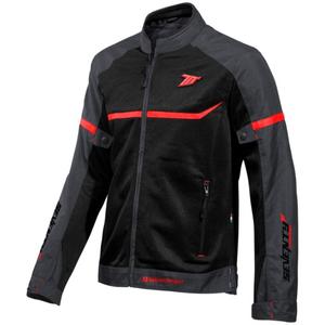 SEVENTY DEGREES SD-JR30.1 Veste de moto Mojave noire et rouge